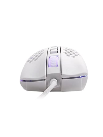 Redragon M808 Storm Ultralight Kablolu Oyun Faresi, 85G Hafif Petek Kabuk - 12.400'E Kadar Ayarlanabilir Dpı - Optik Sensör - 7 Programlanabilir Düğme - Pc Oyuncuları Için - Beyaz