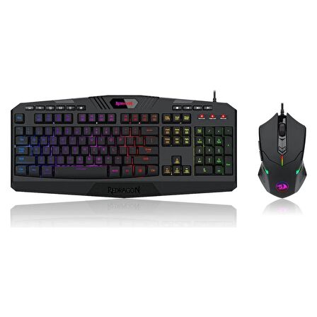 Redragon S101-5 Oyuncu Rgb Klavye + Mouse K503RGB + M601RGB