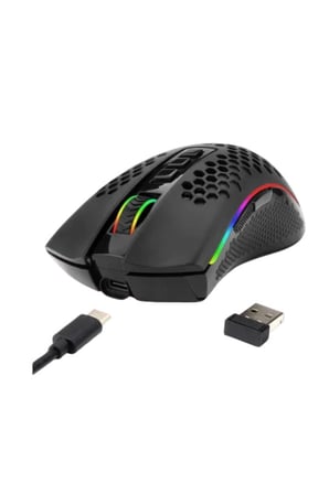 Mouse Storm Pro kablosuz RGB oyun faresi PixArt PAW3335 16 000 DPI | RED-M808-KS