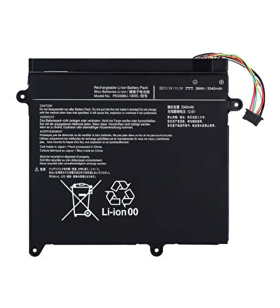 Toshiba Dynabook Portege Z10t-A PA5098U-1BRS Uyumlu Notebook Batarya Laptop Pil