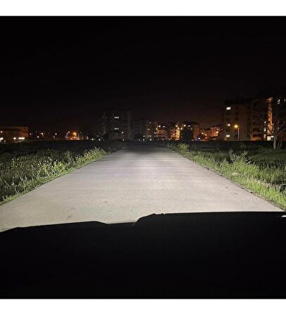 C6 LED XENON 2 Adet H4 Uzun Kısa Led Xenon 46W 8600LM 6500K Far Ampülü Led Işık T-T