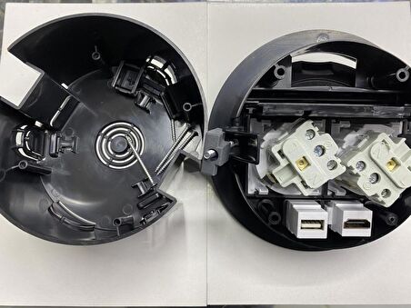 Masa Üstü Priz Siyah+ 2 Ad. Priz+1 Ad. Hdmı+1 Ad. USB Geçiş