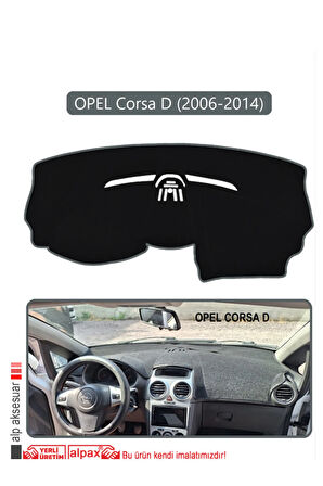 Opel Corsa D (2006-2014) Torpido Koruma  Halısı -  Gri Kenar