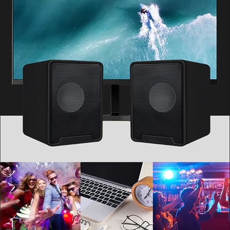 Azemax D9 1+1 Usb 2.0 Hoparlör Taşınabilir Usb Speaker
