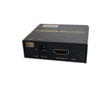 Beek BS-VSP-HA02UUH 1 Port Giriş 2 Port Çıkış 1.4 1080p 4K 30Hz USB Power HDMI Splitter