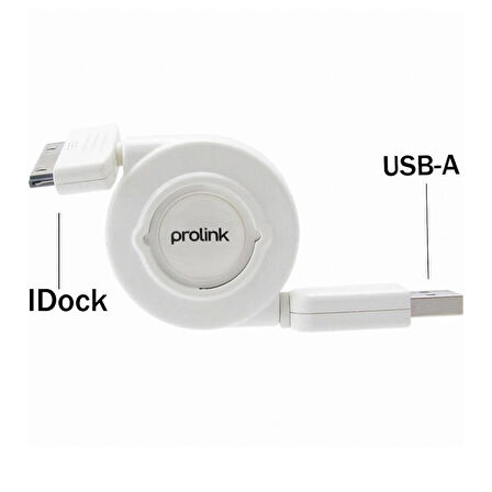 PMM346RA-0100 1Metre Makaralı AppleDock To USB A Çevirci