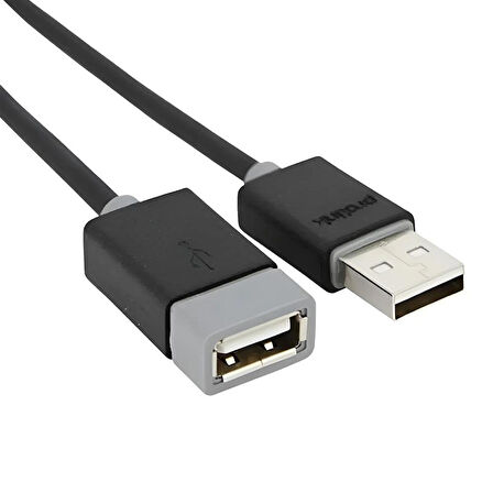 PB467-0100 USB A - USB A Soket Kablo, 1 Metre, Kalay kaplı bakır tel örgü ve AL folyo