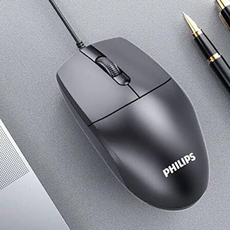 Philips Spk7247/93 Kablolu Mouse 1200Dpi Siyah