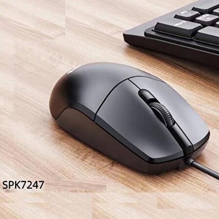 Philips Spk7247/93 Kablolu Mouse 1200Dpi Siyah