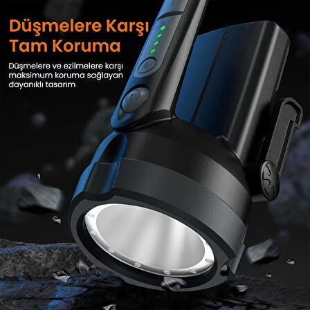 Philips SFL3101/93 800 Lümen Şarj Edilebilir Kamp, Dağcılık, Dış Mekan Taşınabilir LED Spotlight El Feneri