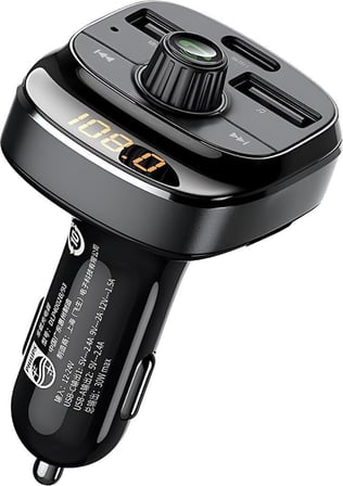 Ugreen Bluetooth 5.0 Qc 3.0 Pd Araç Çakmaklık Şarj Cihazı Fm Transmitter - Teşhir