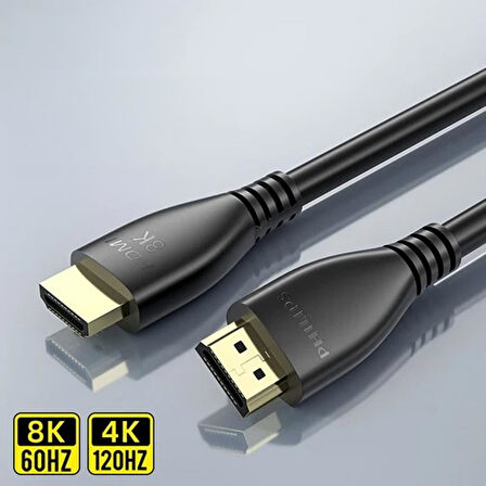 Philips 50 CM 8K-60HZ 4K-120HZ V2.1 HDMI Görüntü Kablosu (SWV7250/93-T-0.5)