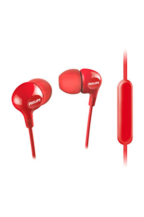 Philips SHE3555RD Kırmızı Kulakıcı Mıkrofonlu Kulaklık