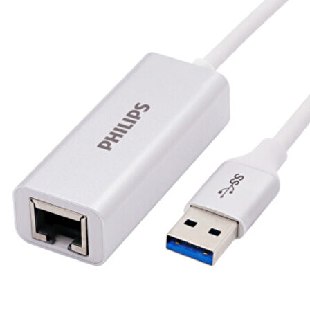 Philips Usb 3.0 To Rj45 Ethernet Çevirici Usb Çıkışını İnternet Girişine Dönüştürücü Aparat