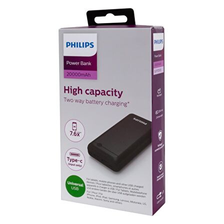 Philips 20000 mAh Powerbank DLP1720CV/97