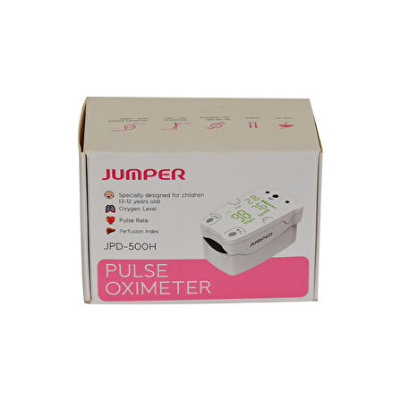 Jumper Dijital Pulse Oksimetre Parmaktan Nabız Ölçer Taşınabilir Oximeter JPD-500H