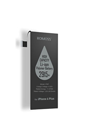 Iphone 6 Plus 2915mah Yüksek Kapasiteli Polimer Batarya