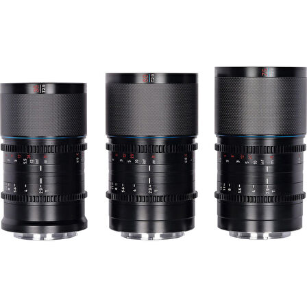 Sirui Sniper 23mm, 33mm, 56mm f/1.2 APS-C AF Lens Seti (Sony E, Siyah)