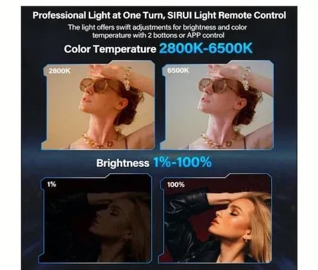 SIRUI C150X 150W Bi-Color LED Video Işığı