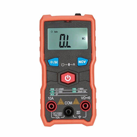 WellHise XT803 Multimetre Dijital Otomatik Akım Voltaj Ölçer Avometre