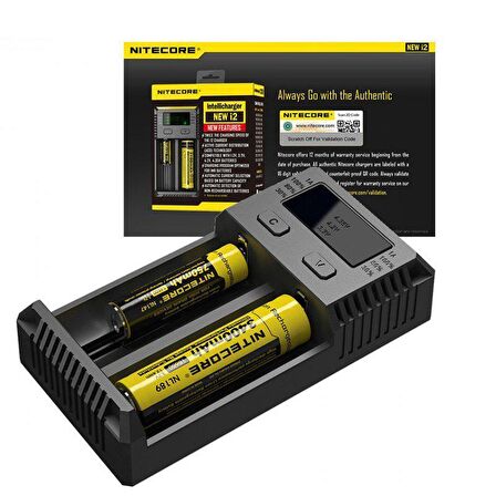 NITECORE NEW I2 PIL DOLUM KITI (INTELLICHARGER)