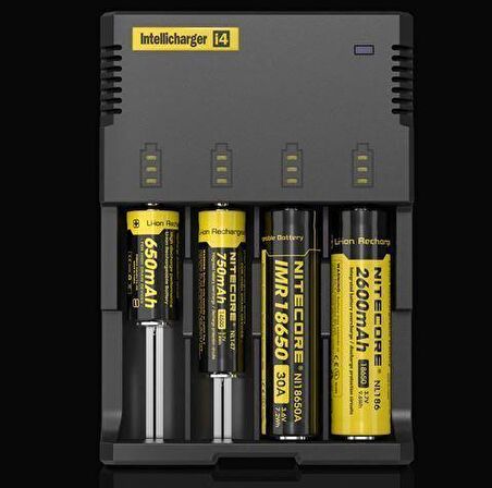 NITECORE I4 PIL DOLUM KITI