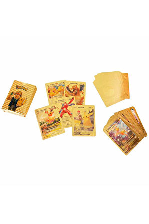 Pokemon Starter Cards Gold 55'li Paket