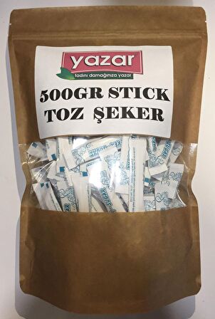 Yazar Stick Şeker 500 gr x 2 Paket