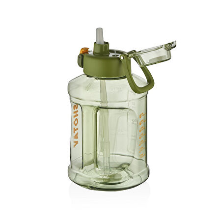 Shotay ST-6291 1500ml Yeşil Pipetli Matara