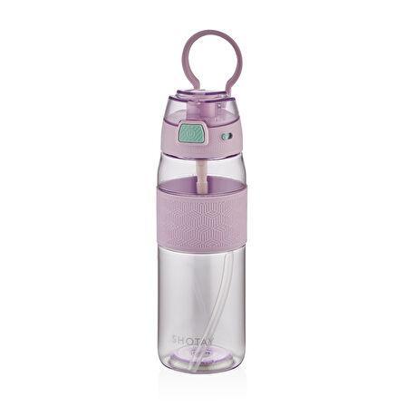 Shotay ST-7202 600ml Mor Pipetli Tritan Matara
