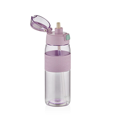 Shotay ST-7202 600ml Mor Pipetli Tritan Matara