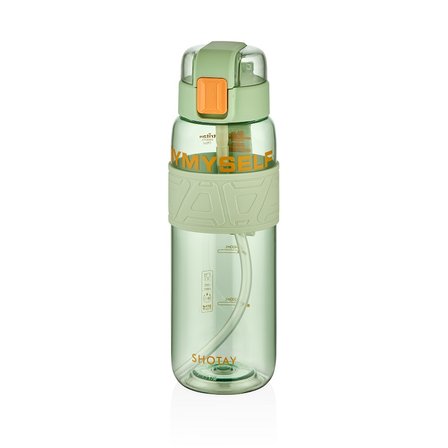 Shotay ST-7224 750ml Yeşil Pipetli Tritan Matara