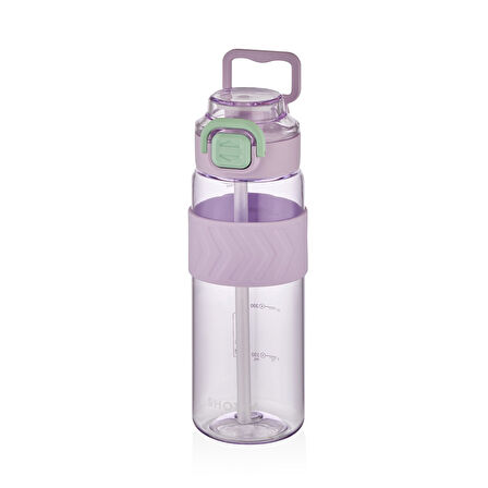 Shotay ST-7238 800ml Mor Pipetli Tritan Matara