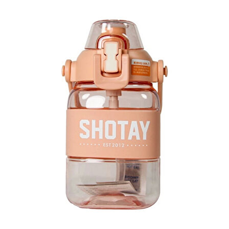 Shotay Plastik Matara 1000 Ml.Siyah
