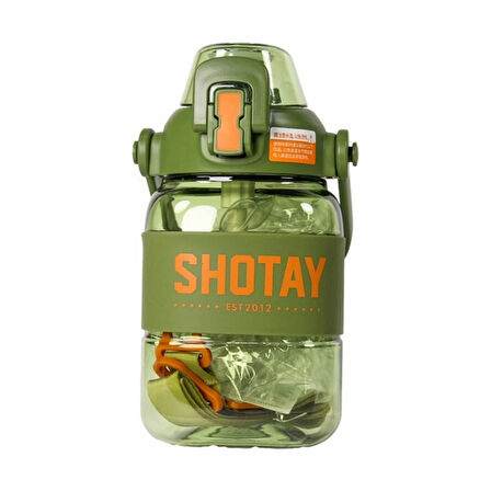 Shotay Plastik Matara 1000 Ml.Siyah