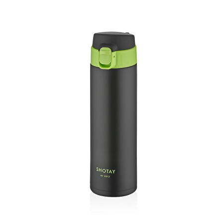 Shotay ST-8014 450ml Siyah Çelik Termos