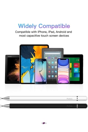 Ipad 10.2 Inç 7. Nesil Uyumlu Özel Çizim Fuchsia Tablet Kalemi