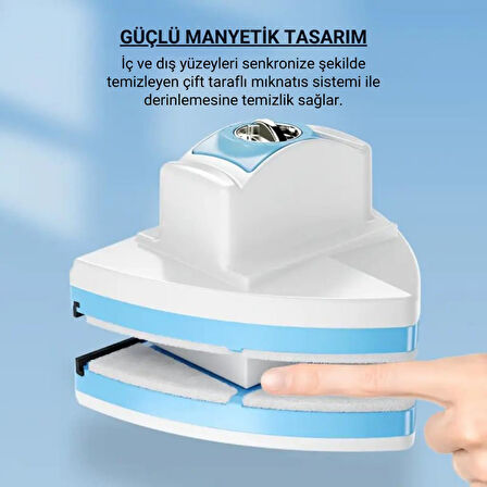 Coofbe 3-30MM Arası Mıknatıslı Pimapen Isıcam Çift Cam Pencere Uyum Kademe Ayarlı Cam Silme Aparatı