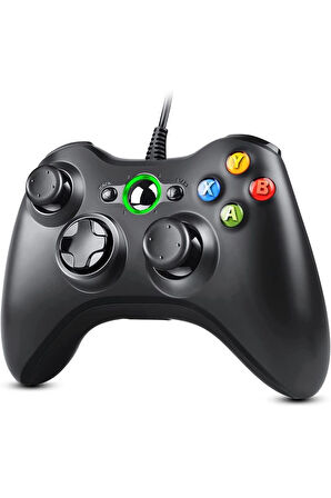 360 Usb Kablolu Oyuncu Kontroller Geliştirilmiş Ergonomik Tasarım