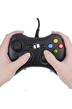 360 Usb Kablolu Oyuncu Kontroller Geliştirilmiş Ergonomik Tasarım