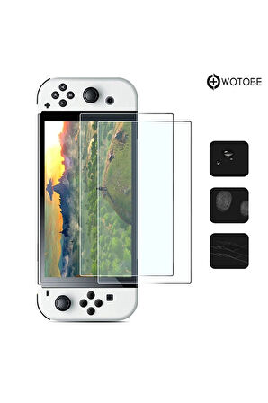 Nintendo Switch Oled Ekran Koruyucu 9h Nano Temperli Cam