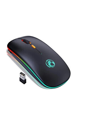 1600dpi Rgb Işıklı Şarjlı Oyuncu Gamer Kablosuz Mouse Fare