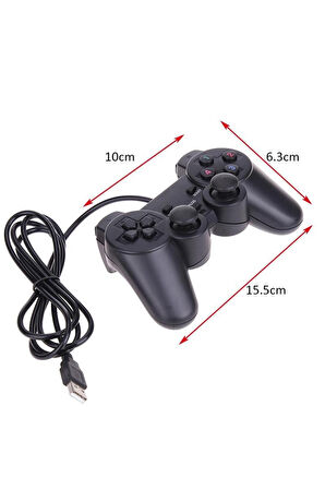 Pc Usb Kablolu Analaog Double Titreşimli Oyun Kolu