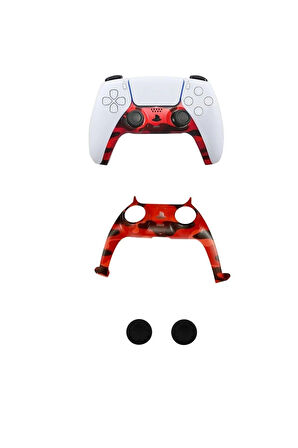 PS5 Dualsense Kontroller Dekoratif Kaplama-analog Koruyucu Hediyeli