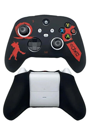 Xbox Series S/seris X 9.nesil Uyumlu Desenli Oyuncu Kolu Silikon Kılıf +Analog Silikon