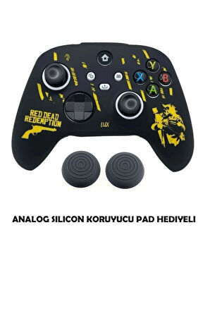 Xbox Series S/seris X 9.nesil Uyumlu Desenli Oyuncu Kolu Silikon Kılıf +Analog Silikon
