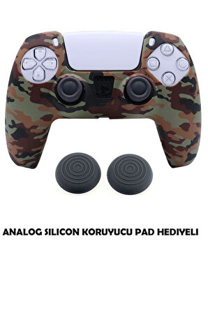 PS5 Dualsense Koruyucu Silikon Kılıf + Analog Silikon Koruyucu