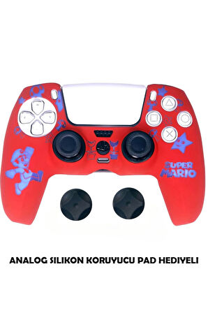 PS5 Dualsense Koruyucu Silikon Kılıf + Analog Silikon Koruyucu