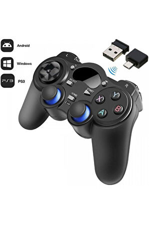 Kablosuz 2.4g Gamepad Oyun Kolu Ps3,pc,android Akıllı Tv,tablet,kablosuz Oyun Kolu