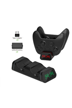 Led Göstergeli Xbox Xbox Series S/x Controller 1200mah Pilli Joystick Şarj Stand-tyx-0625